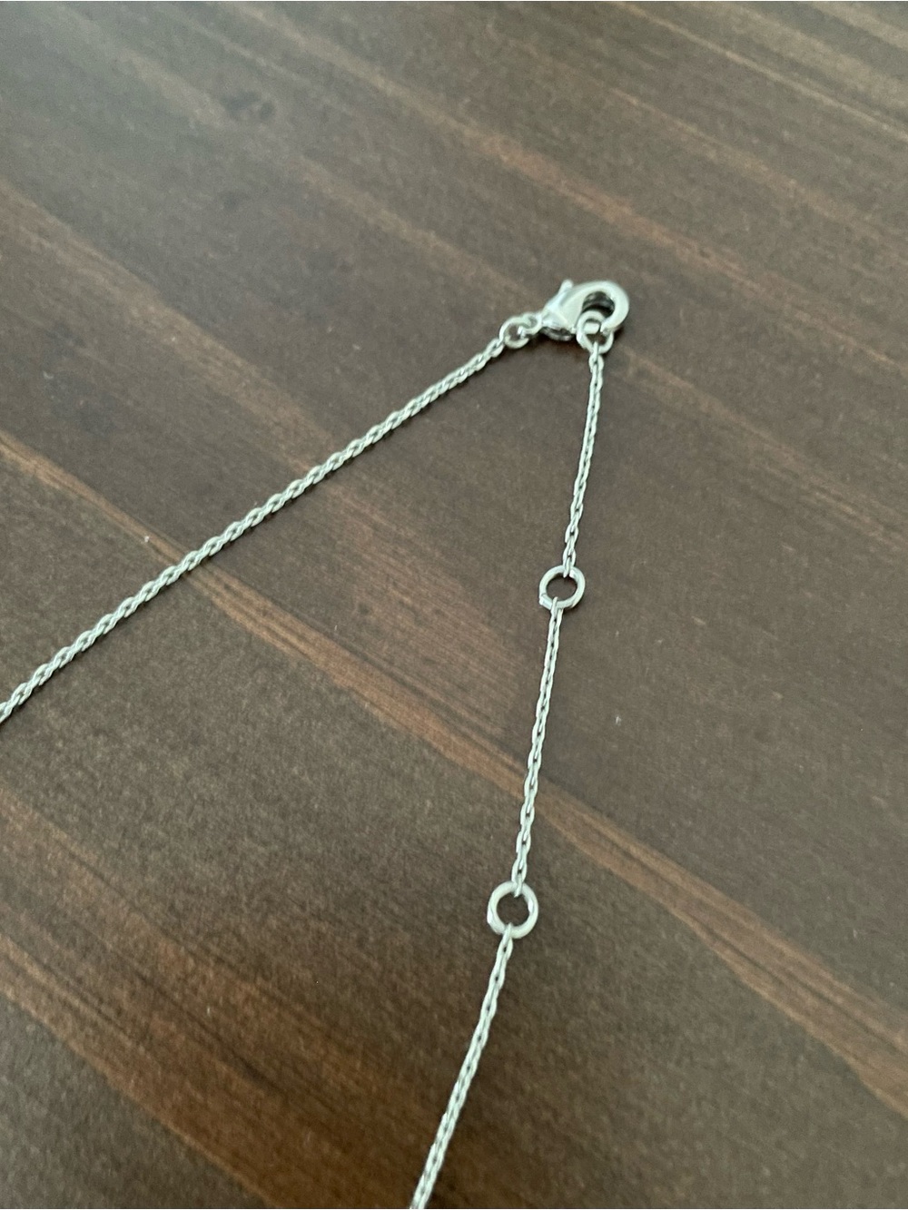 Silver Moon & Star Pendant Necklace - Picture 2 of 4